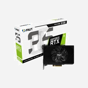 Palit GeForce RTX 3050 StormX 8GB GDDR6, 128-bit, 1777MHz Boost, PCIe 4.0, DisplayPort 1.4a, HDMI 2.1, Refroidissement Actif 1 Ventilateur - Miniature 5