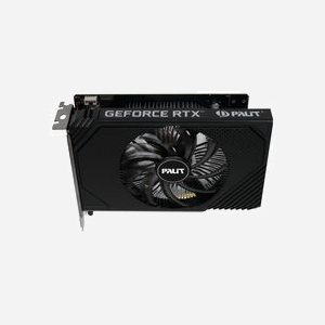 Palit GeForce RTX 3050 StormX 6Go GDDR6, 1470MHz Boost, PCI-E 4.0, HDMI 2.1/DisplayPort 1.4a, 7680x4320, Refroidissement Actif - Miniature 4
