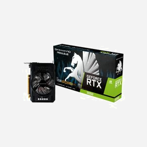 Gainward GeForce RTX 3050 Pegasus OC, 6 Go GDDR6, 96-bit, Fréquence 7000MHz, PCI Express x4, HDMI 2.1, DisplayPort 1.4a, Refroidissement actif 1 ventilateur