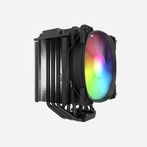 Montech AIR COOLER 210 Refroidisseur d'air CPU Noir, 1 ventilateur 120mm, 6 caloducs, 600-1500 RPM, 73 CFM, 27dB, sockets LGA1700/AM5 - Miniature 2