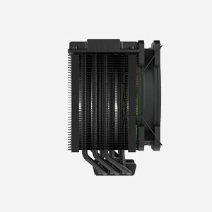 Montech AIR COOLER 210 Refroidisseur d'air CPU Noir, 1 ventilateur 120mm, 6 caloducs, 600-1500 RPM, 73 CFM, 27dB, sockets LGA1700/AM5 - Miniature 4