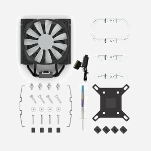 Montech AIR COOLER 210 Refroidisseur d'air CPU Noir, 1 ventilateur 120mm, 6 caloducs, 600-1500 RPM, 73 CFM, 27dB, sockets LGA1700/AM5 - Miniature 5