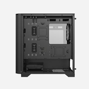 Montech AIR 100 ARGB Mini Tower Noir, microATX/Mini-ITX, 4 ventilateurs 120mm (3 avant, 1 arrière), USB 3.2 Gen 1, 2x3.5", 2x2.5", fenêtre verre trempé - Miniature 2