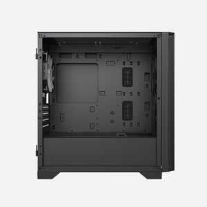 Montech AIR 100 ARGB Mini Tower Noir, microATX/Mini-ITX, 4 ventilateurs 120mm (3 avant, 1 arrière), USB 3.2 Gen 1, 2x3.5", 2x2.5", fenêtre verre trempé - Miniature 3