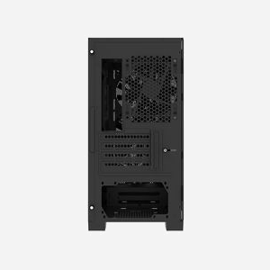Montech AIR 100 ARGB Mini Tower Noir, microATX/Mini-ITX, 4 ventilateurs 120mm (3 avant, 1 arrière), USB 3.2 Gen 1, 2x3.5", 2x2.5", fenêtre verre trempé - Miniature 5
