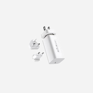 Innergie ADP-65LW-XCA : Adaptateur secteur universel 65W (19.5V/1.6A) pour Ordinateur Portable, Tablette, Smartphone, Netbook. Protections Surtension, Surcharge. Câble 1.5m. Blanc. - Miniature 1