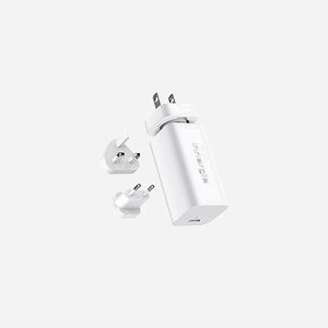 Innergie ADP-60BW-WRB Chargeur USB-C 60W Secteur/CC Quick Charge 2.0, 1.5m, Compatible Ordinateur Portable, Tablette, Smartphone, Netbook, Téléphone IP, Blanc - Miniature 1