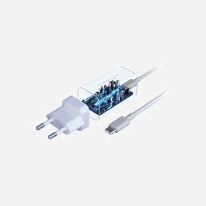 Innergie ADP-60BW-WRB Chargeur USB-C 60W Secteur/CC Quick Charge 2.0, 1.5m, Compatible Ordinateur Portable, Tablette, Smartphone, Netbook, Téléphone IP, Blanc - Miniature 2