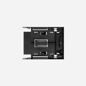Icy Dock MB343SP Compartiment PC double baie 2.5" plastique noir 148.5x170x41.3mm compatible HDD/SSD - Miniature 5