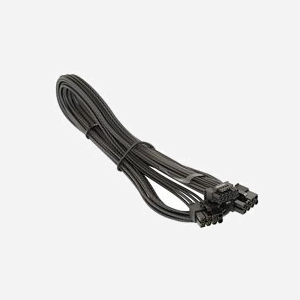 Seasonic Câble 12VHPWR 0.75m - Connecteur 12VHPWR mâle vers 2x PCI-E (8-pin) mâle coudé, AWG 16, Compatible Seasonic PRIME/FOCUS GX/PX et séries Platinum/X