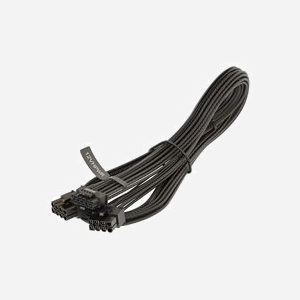 Seasonic Câble 12VHPWR 0.75m - Connecteur 12VHPWR mâle vers 2x PCI-E (8-pin) mâle coudé, AWG 16, Compatible Seasonic PRIME/FOCUS GX/PX et séries Platinum/X - Miniature 2