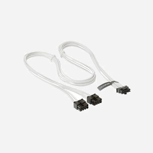 Seasonic Câble 12VHPWR 0.75m - Connecteur 12VHPWR mâle vers 2x PCI-E (8-pin) mâle, AWG 16, Compatible PRIME/FOCUS GX/PX/Plus Gold/Platinum - Miniature 3