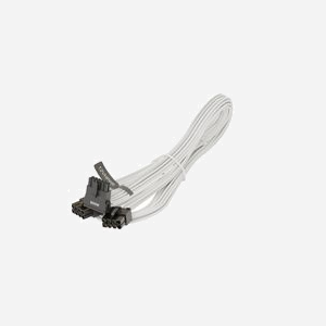 Seasonic Câble 12VHPWR 0.75m - Connecteur 12VHPWR vers 2x PCI-E (8-pin) 90° Blanc - AWG16 - Compatible PRIME/FOCUS/Platinum/X-Series