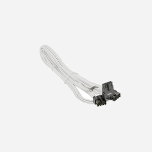 Seasonic Câble 12VHPWR 0.75m - Connecteur 12VHPWR vers 2x PCI-E (8-pin) 90° Blanc - AWG16 - Compatible PRIME/FOCUS/Platinum/X-Series - Miniature 2