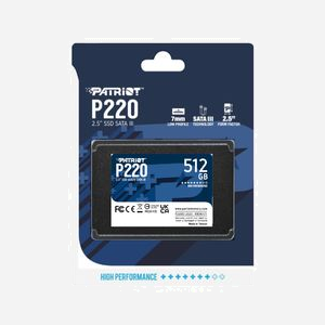Patriot Memory SSD P220 512GB 2.5" SATA III, Lecture 550 Mo/s, Écriture 500 Mo/s, 40K/50K IOPS, Compatible Windows, SMART, TRIM, Référence P220S512G25 - Miniature 5