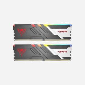 Patriot Viper Venom RGB 32GB (2x16GB) DDR5 6600MHz CL34 Unbuffered On-Die ECC XMP 3.0 Radiateur PVVR532G660C34K
