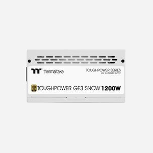 Thermaltake Toughpower GF3 Snow 1200W ATX 3.0, 80 PLUS Gold, Blanc, Entièrement Modulaire, Ventilateur 14cm, 1200W (+12V 100A), ATX 24-pin - Miniature 4