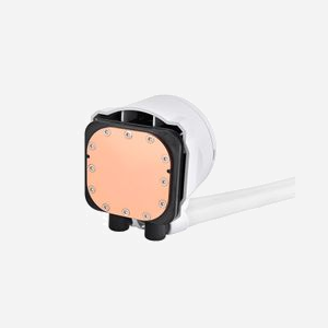 Thermaltake TH240 V2 Ultra ARGB - Kit Watercooling CPU 240mm Blanc, Radiateur Aluminium, 2x 120mm PWM 500-2000RPM, 57.05CFM, Sockets Intel/AMD - Miniature 2