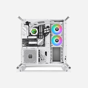 Thermaltake TH240 V2 Ultra ARGB - Kit Watercooling CPU 240mm Blanc, Radiateur Aluminium, 2x 120mm PWM 500-2000RPM, 57.05CFM, Sockets Intel/AMD - Miniature 5