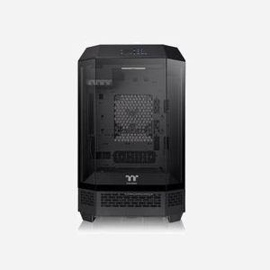 Thermaltake The Tower 300 Micro Tower Noir, micro ATX/Mini-ITX, 3x 3.5", 3x 2.5", USB 3.2, Vent. 2x140mm, Rad. jusqu'à 420mm, SPCC/Verre Trempé - Miniature 2