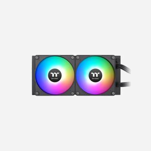 Thermaltake CL-W414-PL12SW-A Kit Watercooling CPU 2x120mm, radiateur aluminium 276x120mm, 500-2000 RPM, 28.5 dBA, sockets Intel/AMD - Miniature 4