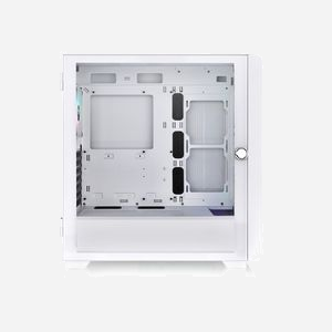Thermaltake S250 TG Blanc : Boîtier PC Midi Tower ATX/EATX, 3x120mm avant, 1x120mm arrière, verre trempé, 2x2.5"/3.5", radiateurs 420/360/280mm - Miniature 3