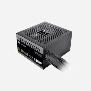 Thermaltake Smart BX3 650W - Alimentation ATX 80 PLUS Bronze, PFC Actif, 100-240V, Ventilateur 12cm, Connecteurs 2x PCI-E (6+2), 4x SATA, Non-Modulaire