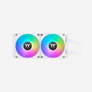 Thermaltake TH280 V2 Ultra EX ARGB - Refroidisseur liquide AIO, radiateur 280mm, 2x140mm ARGB, 500-2000 RPM, sockets Intel/AMD, blanc - Miniature 2