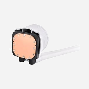 Thermaltake TH280 V2 Ultra EX ARGB - Refroidisseur liquide AIO, radiateur 280mm, 2x140mm ARGB, 500-2000 RPM, sockets Intel/AMD, blanc - Miniature 5