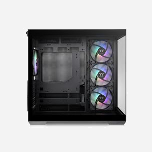 Thermaltake View 380 TG ARGB, Midi Tower, Noir, ATX/microATX/Mini-ITX, 1x3.5", 2x2.5", Vent. Latéraux 3x120mm, Arrière 1x120mm, USB 3.2 Gen1/Gen2 - Miniature 4