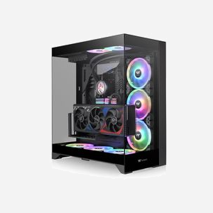 Thermaltake CTE E550 TG Midi Tower Noir (CA-1Z8-00M1WN-00) - ATX/EATX/micro ATX/Mini-ITX, 3x3.5", 1x2.5", USB 3.2 Gen 1, USB Type-C, Verre Trempé