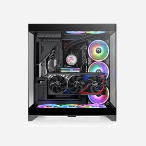 Thermaltake CTE E550 TG Midi Tower Noir (CA-1Z8-00M1WN-00) - ATX/EATX/micro ATX/Mini-ITX, 3x3.5", 1x2.5", USB 3.2 Gen 1, USB Type-C, Verre Trempé - Miniature 2