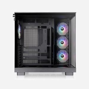 Thermaltake View 380 XL TG ARGB - Boîtier PC Midi Tower Noir, ATX/microATX/Mini-ITX, 1x3.5", 2x2.5", 4x120mm ARGB, USB 3.2 Gen 1/Gen 2 - Miniature 3