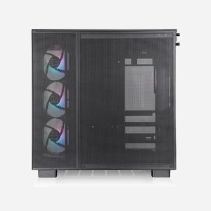 Thermaltake View 380 XL TG ARGB - Boîtier PC Midi Tower Noir, ATX/microATX/Mini-ITX, 1x3.5", 2x2.5", 4x120mm ARGB, USB 3.2 Gen 1/Gen 2 - Miniature 4