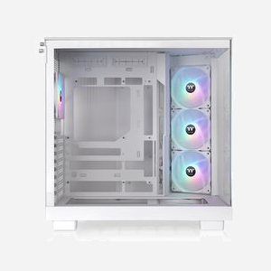 Thermaltake View 380 XL TG ARGB Blanc - Boîtier PC Midi Tower ATX/microATX/Mini-ITX, 1x3.5", 2x2.5", USB 3.2 Gen 1/Gen 2, Vent. 3x120mm, Refroidissement liquide - Miniature 3