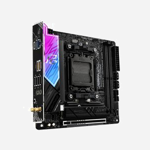 Asrock Phantom Gaming B850I Lightning WiFi - Carte mère mini ITX AMD B850 Socket AM5, DDR5, PCIe 5.0, M.2 Gen5, WiFi 6E, 2.5GbE LAN - Miniature 3