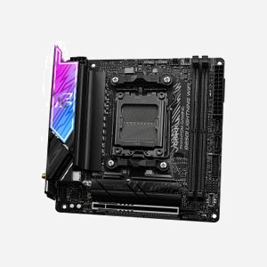 Asrock Phantom Gaming B850I Lightning WiFi - Carte mère mini ITX AMD B850 Socket AM5, DDR5, PCIe 5.0, M.2 Gen5, WiFi 6E, 2.5GbE LAN - Miniature 4