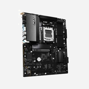 Asrock B850 Pro-A WiFi, Socket AM5, AMD Ryzen 7000/8000/9000 Series, DDR5, 4x DIMM, 256Go max, PCIe 5.0, M.2 x4, SATA III, WiFi 6E, Bluetooth 5.2, ATX - Miniature 3