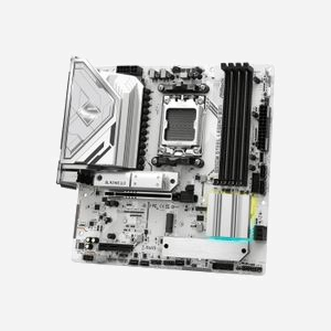 Asrock B850M Steel Legend WiFi - Carte mère micro ATX AMD B850 Socket AM5 - DDR5 - 3x M.2 PCIe 4.0/5.0 - WiFi 7 - 2.5GbE - Realtek ALC1220 - Miniature 4