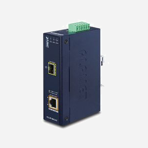 Convertisseur Media PLANET IGUP-805AT 1000 Mbit/s, Interfaces 10/100/1000Base-T vers 1000Base-BX/LX/SX, Connecteur SFP, PoE 95W, IP30, -40°C à 75°C