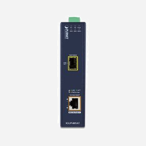 Convertisseur Media PLANET IGUP-805AT 1000 Mbit/s, Interfaces 10/100/1000Base-T vers 1000Base-BX/LX/SX, Connecteur SFP, PoE 95W, IP30, -40°C à 75°C - Miniature 2