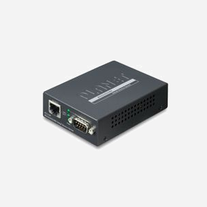 PLANET ICS-110 Serveur Série 1 Port RJ-45 10/100Base-T(X) IEEE 802.3/3u Contrôle Flux DTR/DSR RTS/CTS XON/XOFF -10°C à 60°C