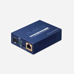 PLANET GUP-805A-95W Convertisseur de média 100/1000X SFP, 1000 Mbit/s, Boîtier Métal, Connecteur LC, SFP, PoE, Jumbo Frames 9000, -10°C à 70°C