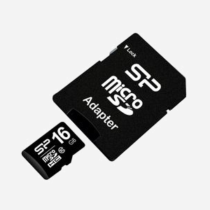 Silicon Power MicroSDHC 16GB UHS-I Classe 10 (U1) 40MB/s SP016GBSTH010V10SP, résistante aux chocs et à l'eau, 15x11x1mm, noire - Miniature 3
