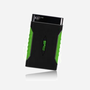 Silicon Power Armor A15 1To HDD Externe 2.5" Micro-USB B USB 3.2 Gen 1 (3.1 Gen 1) Noir - Compatible Windows/macOS/Linux, 136x82.5x19.8mm - Miniature 2