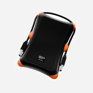 Silicon Power Armor A30 Disque Dur Externe 1To 2.5" USB Type-A 3.2 Gen 1 Noir, Résistant aux Chocs (MIL-STD-810G), Câble intégré, Boîtier Caoutchouc/Plastique - Miniature 2