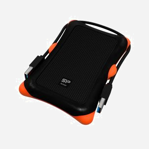 Silicon Power Armor A30 Disque Dur Externe 1To 2.5" USB Type-A 3.2 Gen 1 Noir, Résistant aux Chocs (MIL-STD-810G), Câble intégré, Boîtier Caoutchouc/Plastique - Miniature 3