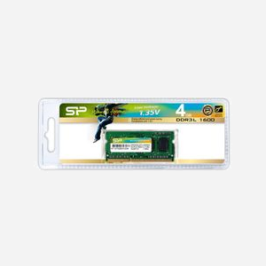 Silicon Power Module Mémoire 4Go DDR3L 1600MHz SO-DIMM 204-pin 1.35V CL11 (1x4Go) SP004GLSTU160N02 pour Ordinateur Portable - Miniature 2