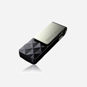 Silicon Power Blaze B30 64Go USB Type-A 3.2 Gen 1 Noir - SP064GBUF3B30V1K, 53.7x18x10.3mm, compatible Windows, macOS X 10.3+, Linux