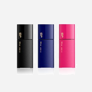 Silicon Power Blaze B05 64Go USB Type-A 3.2 Gen 1 Rose (SP064GBUF3B05V1H) - Dimensions 53.9x20x10mm, Poids 9.2g, Support Windows/macOS/Linux - Miniature 5